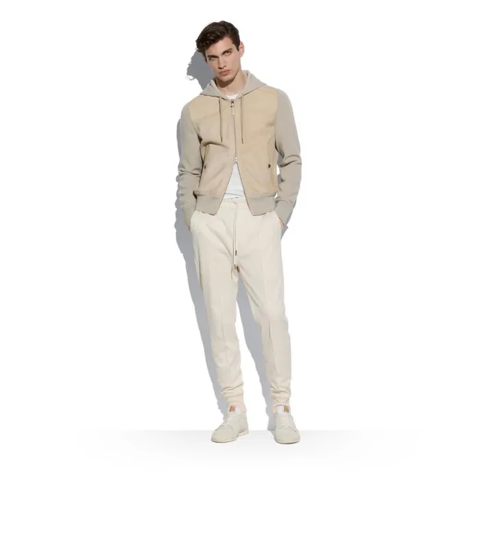 Men Outerwear Tom Ford Suede Front Hoodie Men Outerwear Tom Ford Suede Front Hoodie