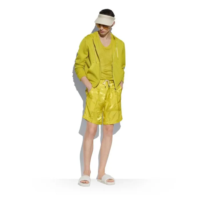 Men Outerwear Tom Ford Viscose Textured Mesh Hoodie Men Outerwear Tom Ford Viscose Textured Mesh Hoodie