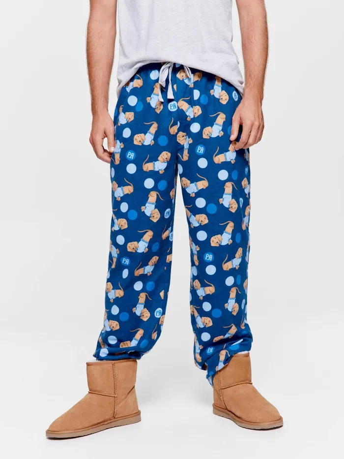 Men PA Penny Classic Flannelette Pj Pant Multi Peter Alexander Pants