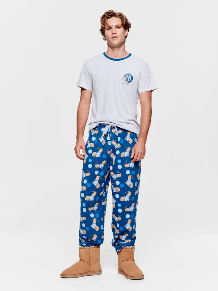 Men PA Penny Classic Flannelette Pj Pant Multi Peter Alexander Pants