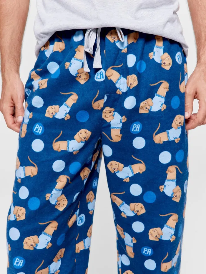 Men PA Penny Classic Flannelette Pj Pant Multi Peter Alexander Pants