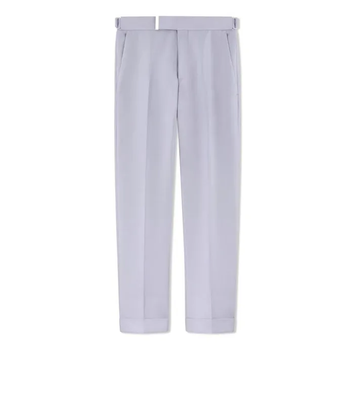 Men Pants and Shorts Tom Ford Iridescent Twill Atticus Trouser Lavender