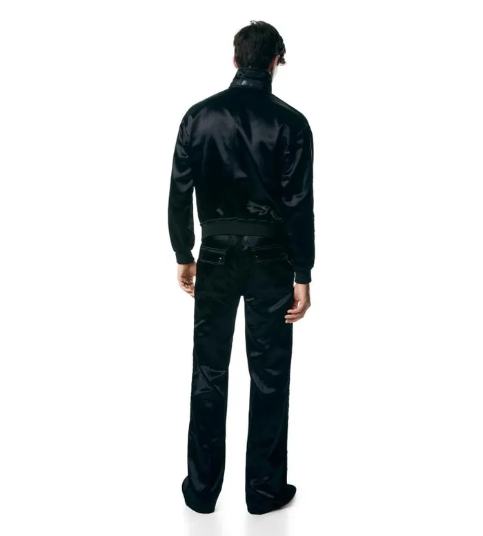 Men Pants and Shorts Tom Ford Liquid Viscose Blend Track Pant Black Men Pants and Shorts Tom Ford Liquid Viscose Blend Track Pant Black