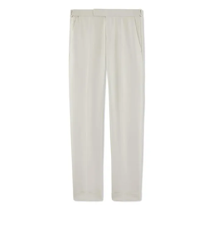 Men Pants and Shorts Tom Ford Organza Reverse Twill Cooper Trouser Beigegreen Men Pants and Shorts Tom Ford Organza Reverse Twill Cooper Trouser Beigegreen