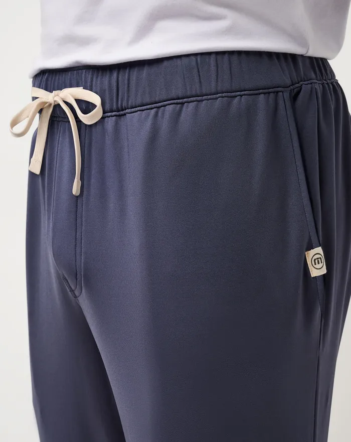 Men Pants TravisMathew CLOUD TRACK PANT Mood Indigo