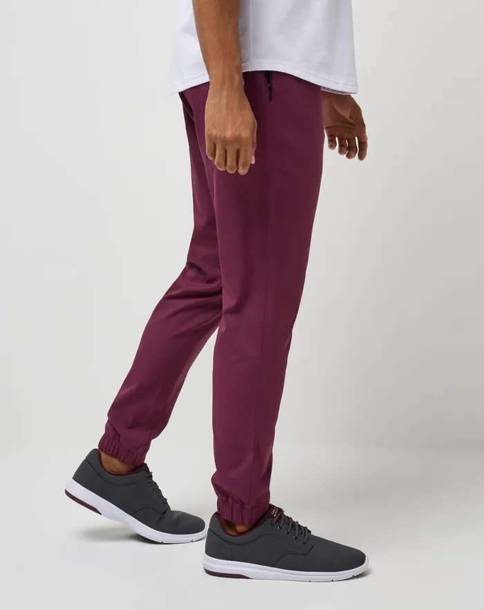 Men Pants TravisMathew SPORT MODE JOGGER Mauve Wine