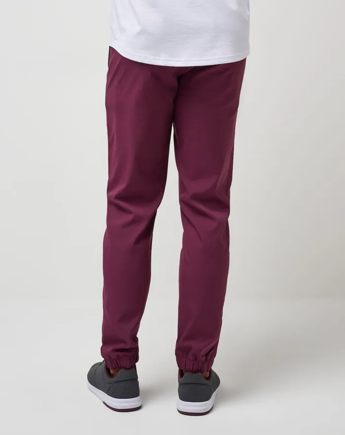 Men Pants TravisMathew SPORT MODE JOGGER Mauve Wine