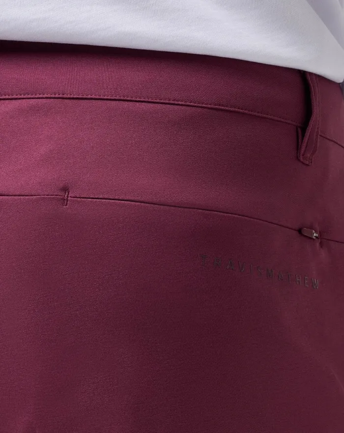 Men Pants TravisMathew SPORT MODE JOGGER Mauve Wine