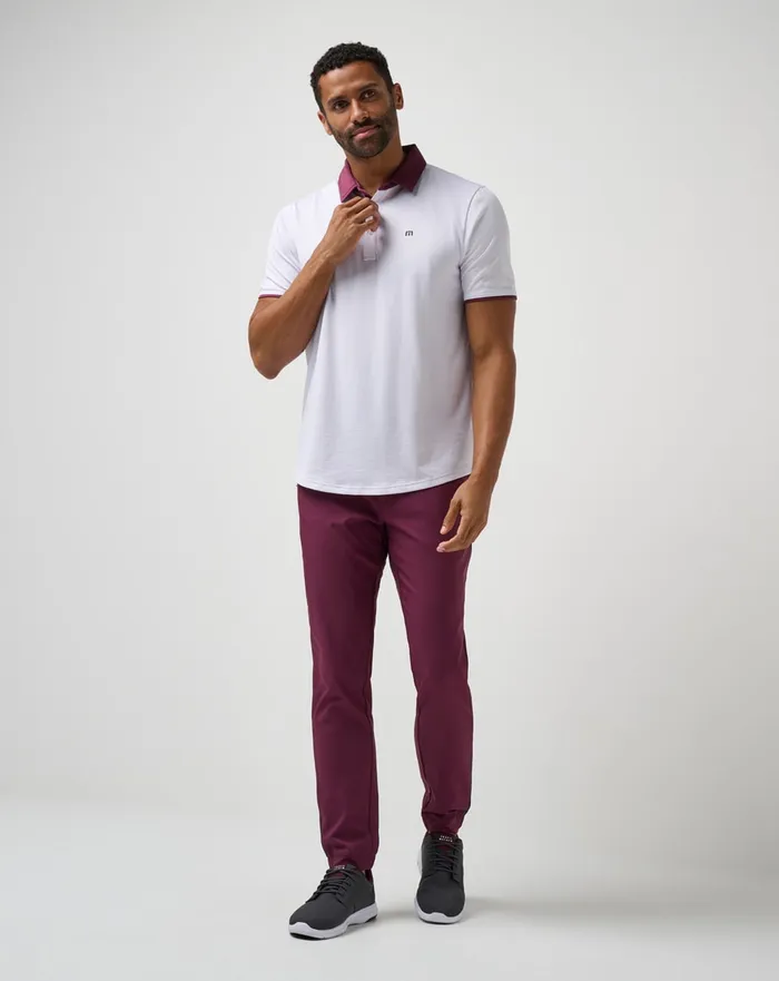 Men Pants TravisMathew SPORT MODE JOGGER Mauve Wine