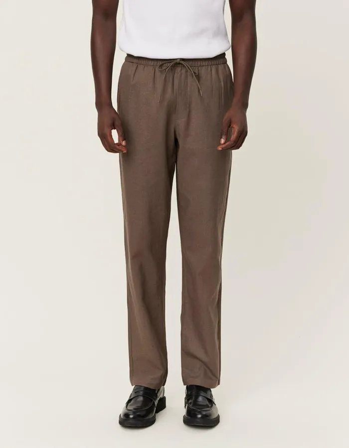 Men Patrick Linen Pants 8211 Bungee Cord Les Deux Pants