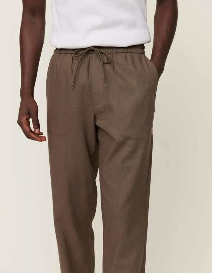 Men Patrick Linen Pants 8211 Bungee Cord Les Deux Pants