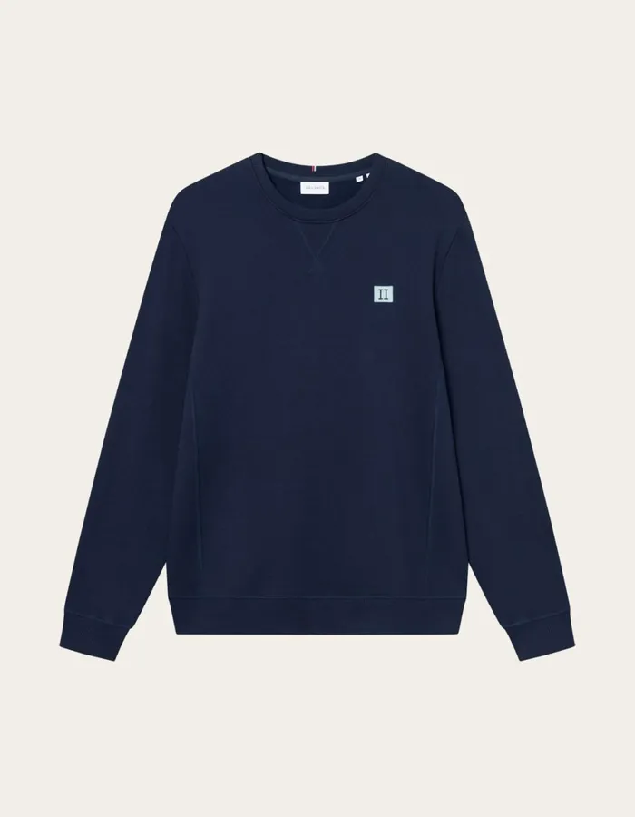Men Piece Sweatshirt 8211 Dark NavyBlue Haze Les Deux HoodiesSweatshirts