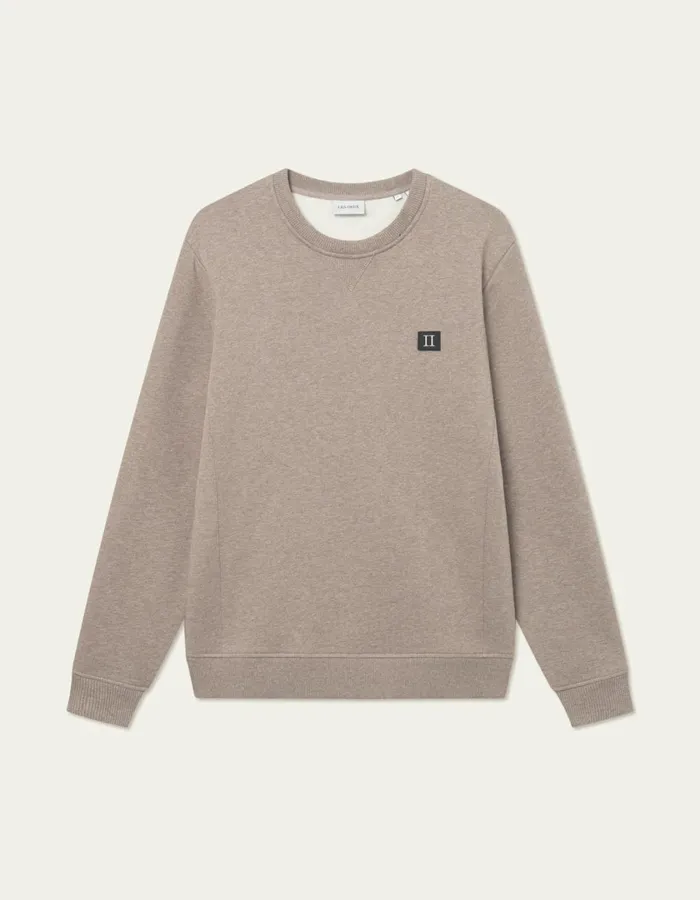 Men Piece Sweatshirt 8211 Walnut MelangeBlack Les Deux HoodiesSweatshirts