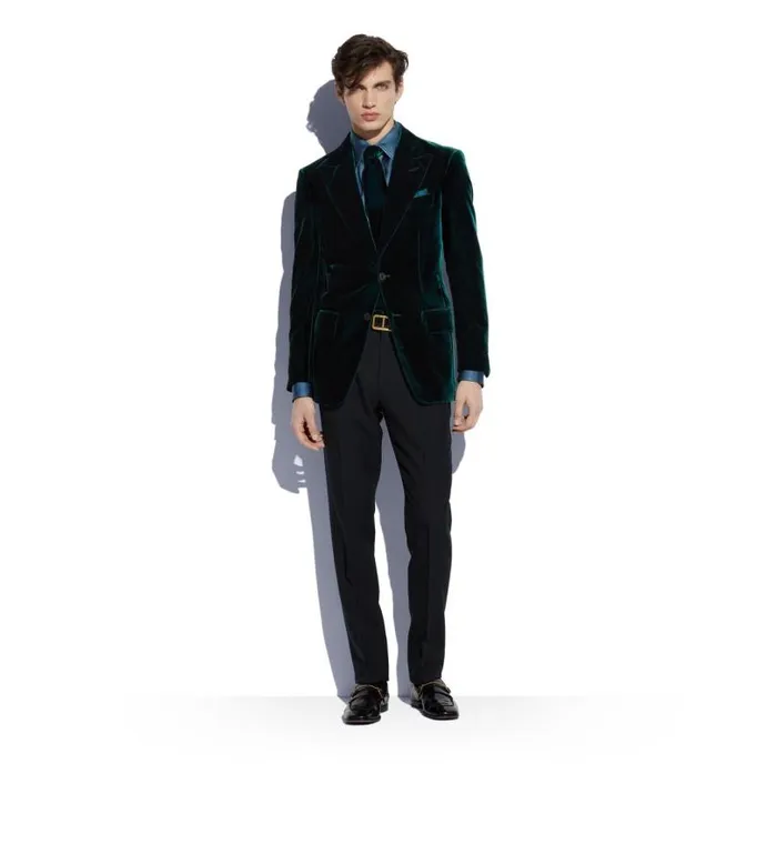 Men Pocket Squares Tom Ford Silk Pocket Square Peacock Men Pocket Squares Tom Ford Silk Pocket Square Peacock