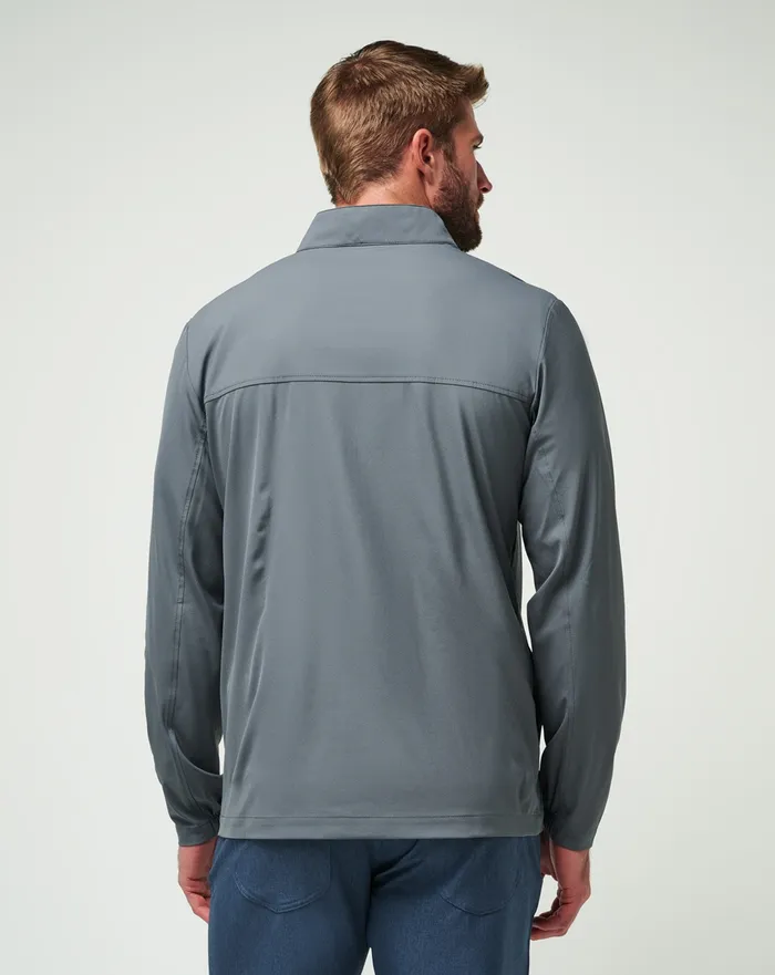 Men Quarter Zips TravisMathew WANDERLUST QUARTER ZIP Quiet Shade