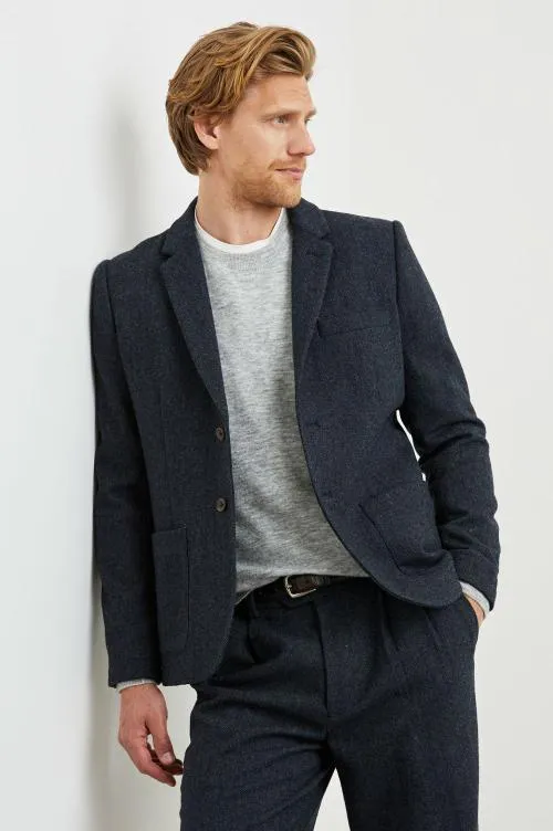 Men Rails Jackets and Coats Reynard Blazer Celestial Tweed