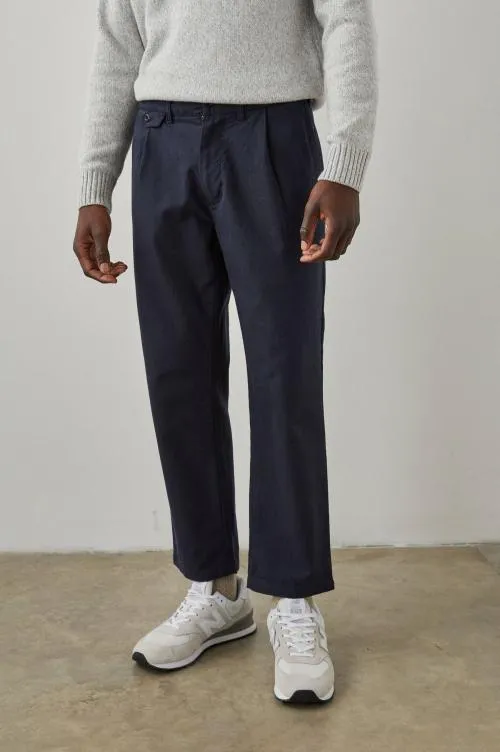 Men Rails Pants Marcellus Pant Navy Charcoal Pin Stripe