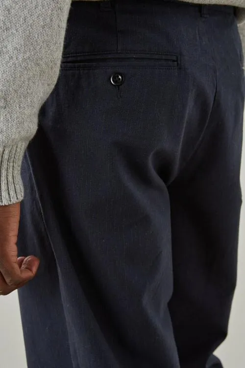 Men Rails Pants Marcellus Pant Navy Charcoal Pin Stripe