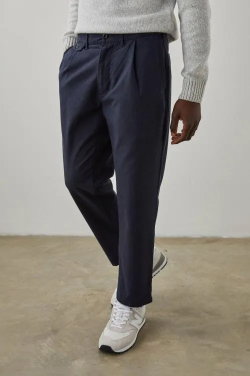 Men Rails Pants Marcellus Pant Navy Charcoal Pin Stripe