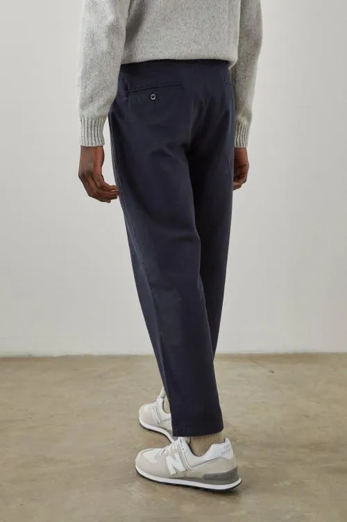 Men Rails Pants Marcellus Pant Navy Charcoal Pin Stripe