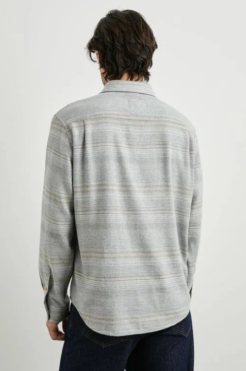 Men Rails Shirts Ivan Shirt Grey Serape Men Rails Shirts Ivan Shirt Grey Serape