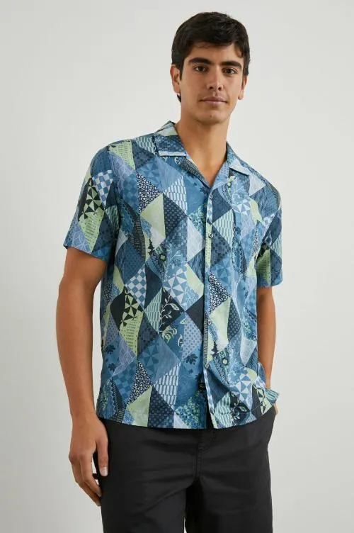 Men Rails Shirts Moreno Shirt Triangle Patchwork Shadow