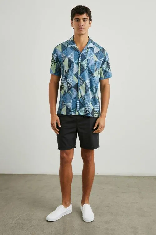 Men Rails Shirts Moreno Shirt Triangle Patchwork Shadow Men Rails Shirts Moreno Shirt Triangle Patchwork Shadow
