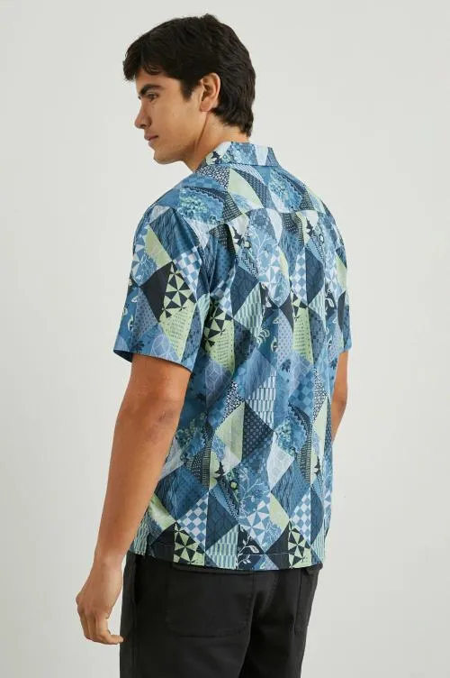 Men Rails Shirts Moreno Shirt Triangle Patchwork Shadow Men Rails Shirts Moreno Shirt Triangle Patchwork Shadow