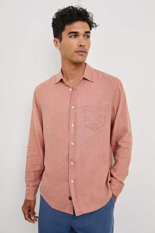 Men Rails Shirts Mykonos Shirt Desert Rose