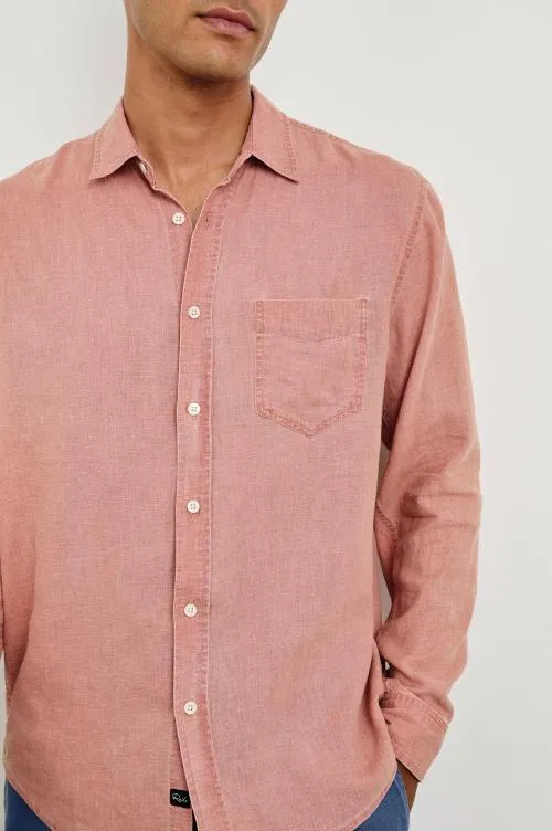 Men Rails Shirts Mykonos Shirt Desert Rose