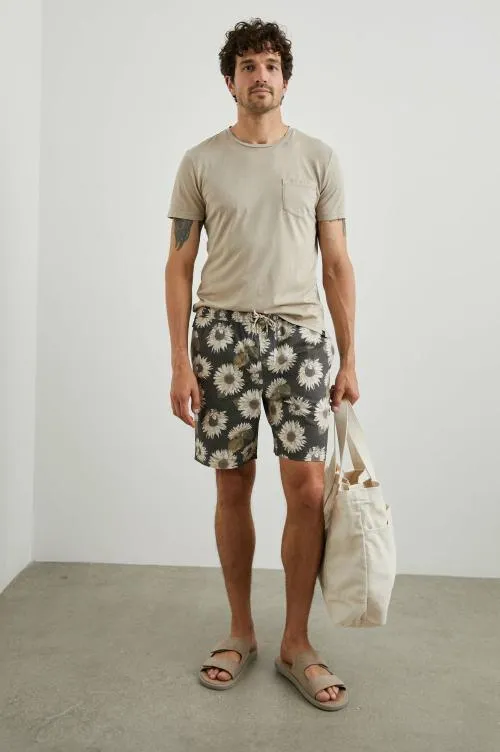 Men Rails Shorts and Swim Kian Swim Short Sunflower Twirl Bark Men Rails Shorts and Swim Kian Swim Short Sunflower Twirl Bark