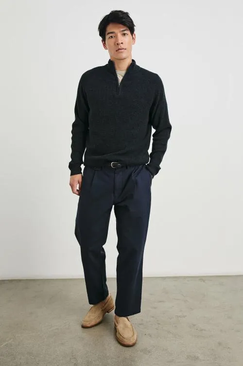 Men Rails Sweaters Stark Quarter Zip Cast Iron Men Rails Sweaters Stark Quarter Zip Cast Iron