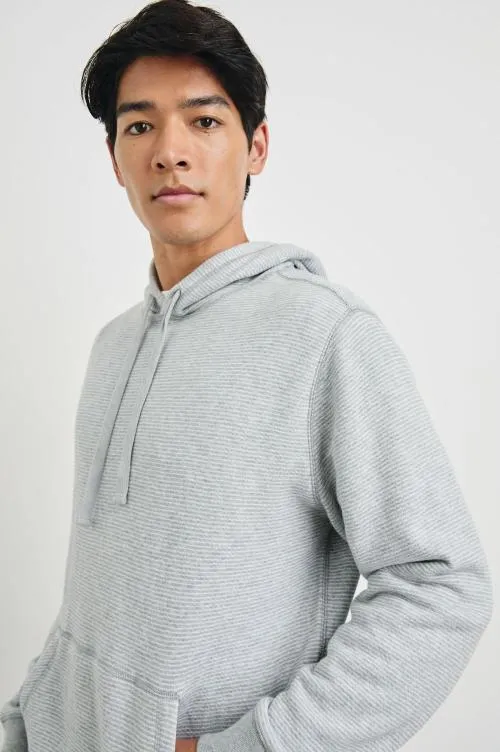 Men Rails Sweatshirts and Hoodies Calvin Hoodie Heather Cream Stripe Men Rails Sweatshirts and Hoodies Calvin Hoodie Heather Cream Stripe