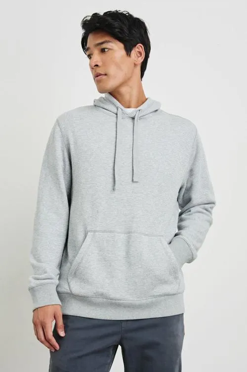 Men Rails Sweatshirts and Hoodies Calvin Hoodie Heather Cream Stripe Men Rails Sweatshirts and Hoodies Calvin Hoodie Heather Cream Stripe