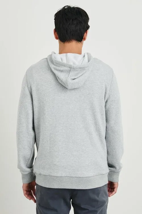 Men Rails Sweatshirts and Hoodies Calvin Hoodie Heather Cream Stripe Men Rails Sweatshirts and Hoodies Calvin Hoodie Heather Cream Stripe