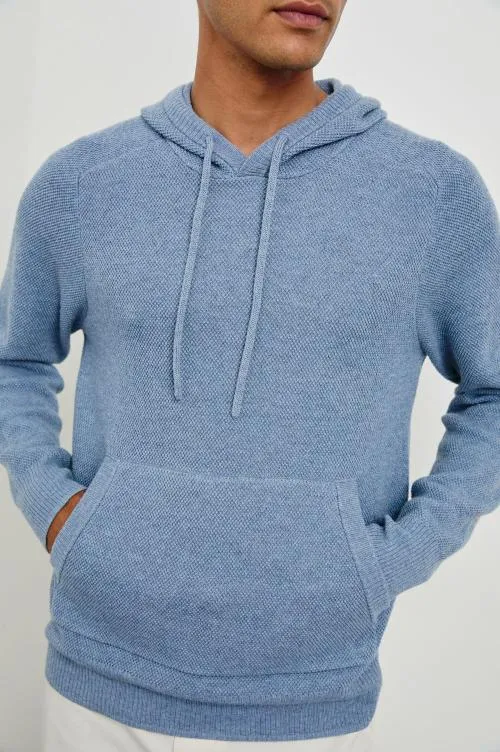 Men Rails Sweatshirts and Hoodies Matador Hoodie Light Blue Heather Men Rails Sweatshirts and Hoodies Matador Hoodie Light Blue Heather