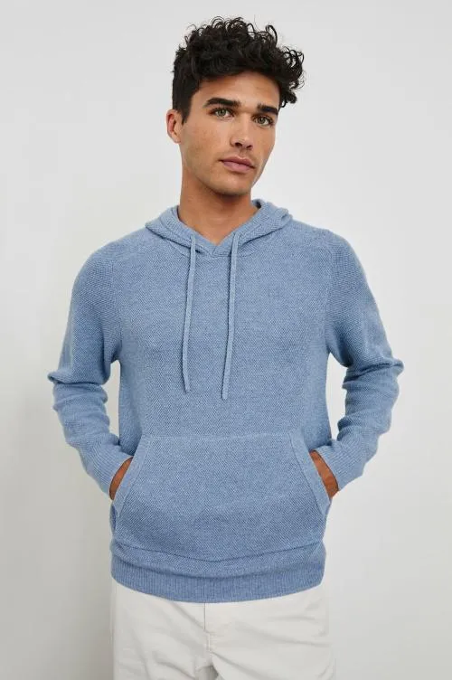 Men Rails Sweatshirts and Hoodies Matador Hoodie Light Blue Heather Men Rails Sweatshirts and Hoodies Matador Hoodie Light Blue Heather