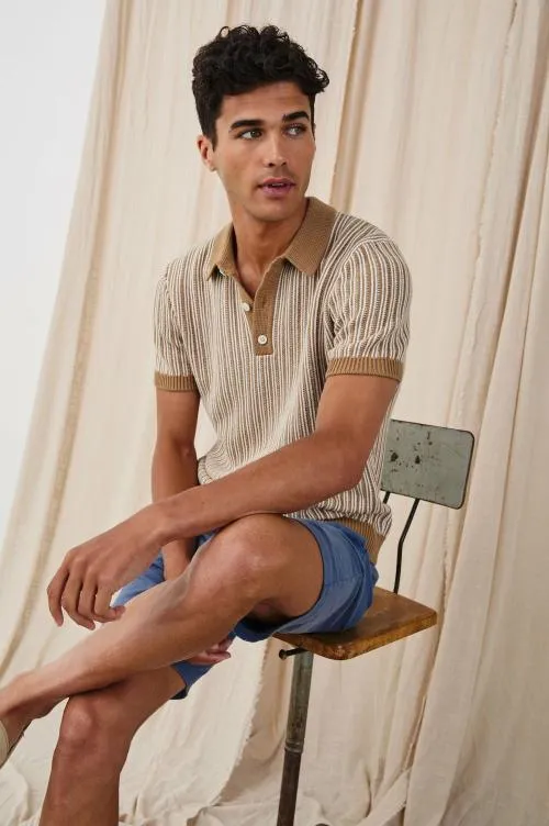 Men Rails TShirts and Polos Royce Polo Shirt Tawny White