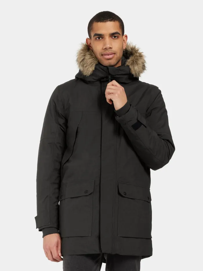 Men Rick Parka Black Didriksons Autumn Jackets