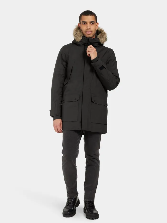 Men Rick Parka Black Didriksons Autumn Jackets