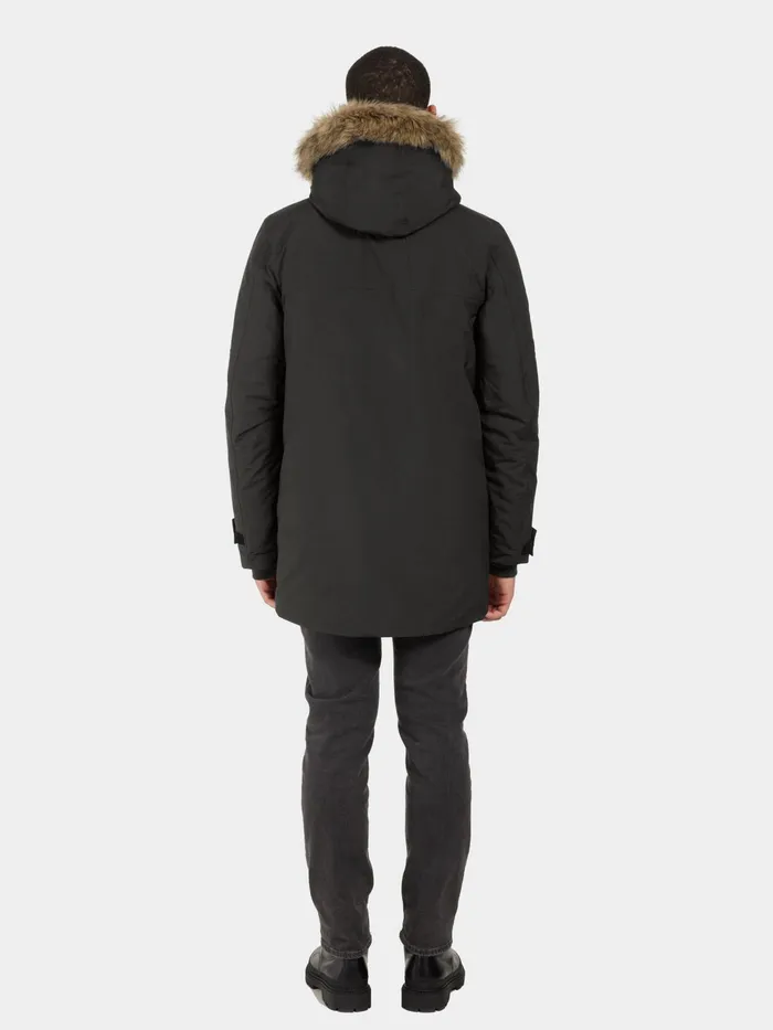Men Rick Parka Black Didriksons Autumn Jackets