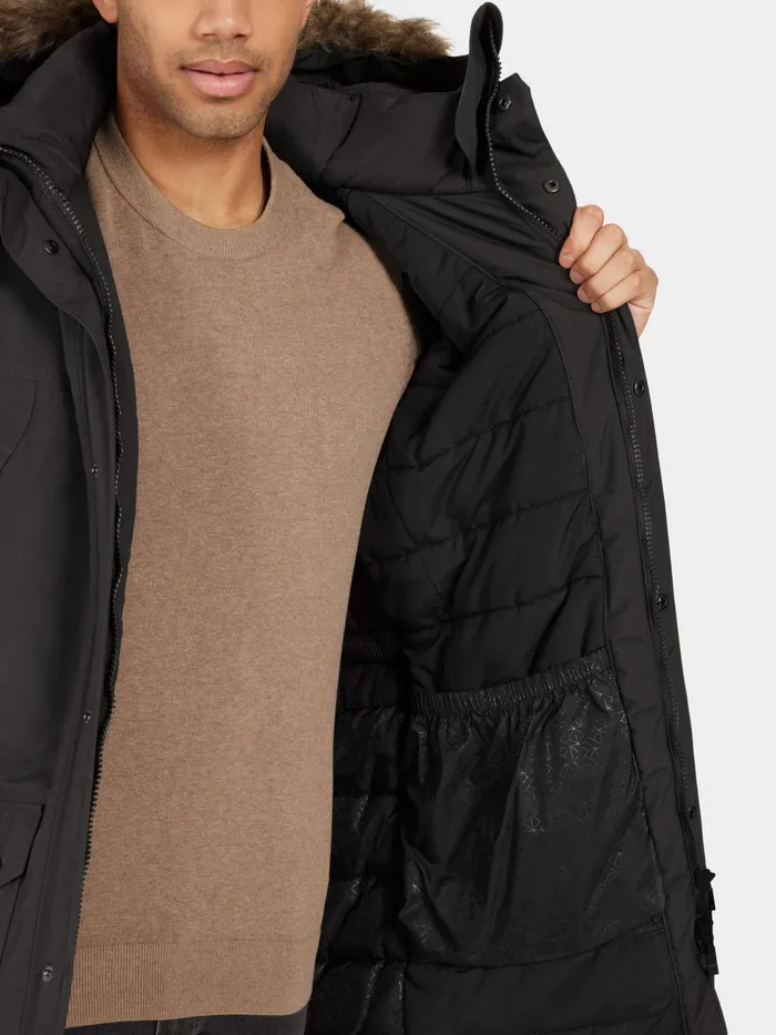 Men Rick Parka Black Didriksons Autumn Jackets
