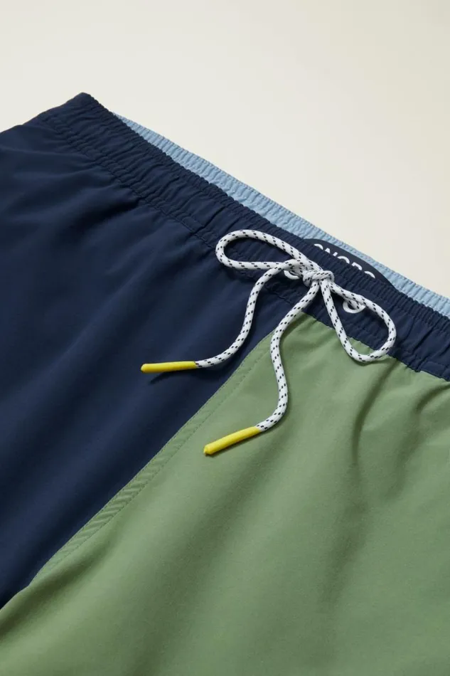 Men Riviera Recycled Swim Trunks Multi Color Blocked Bonobos Swim Trunks