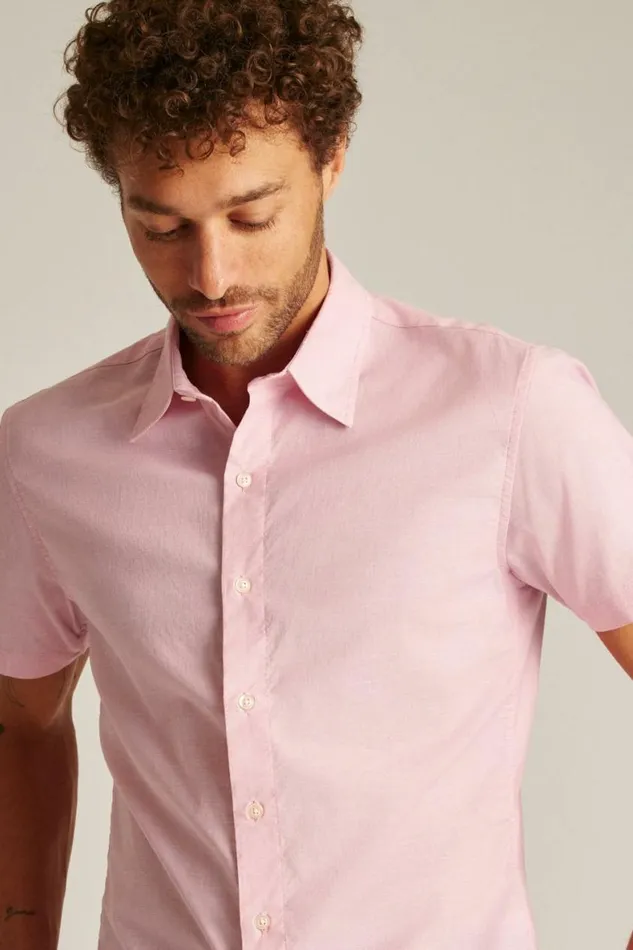 Men Riviera Short Sleeve Shirt Party Punch End On End Bonobos Short Sleeve Shirts