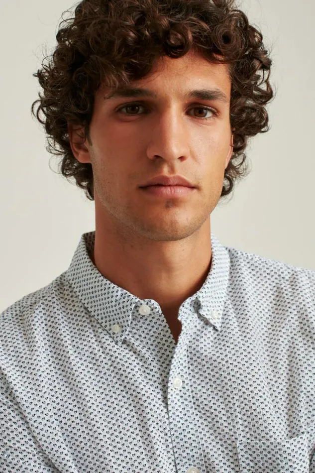 Men Riviera Short Sleeve Shirt White Seersucker Duane Flower Bonobos Short Sleeve Shirts