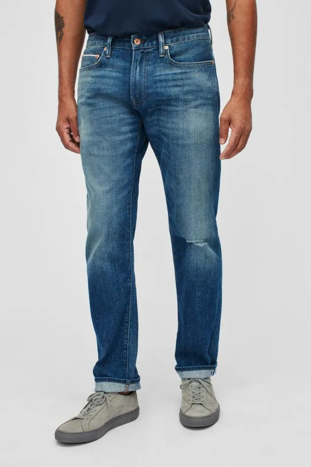 Men Selvedge Stretch Jeans Blueprint Bonobos Jeans