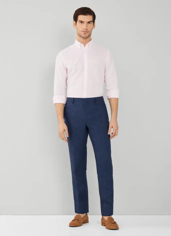Men Shirts Hackett London Slim Fit Striped Shirt Light Pink