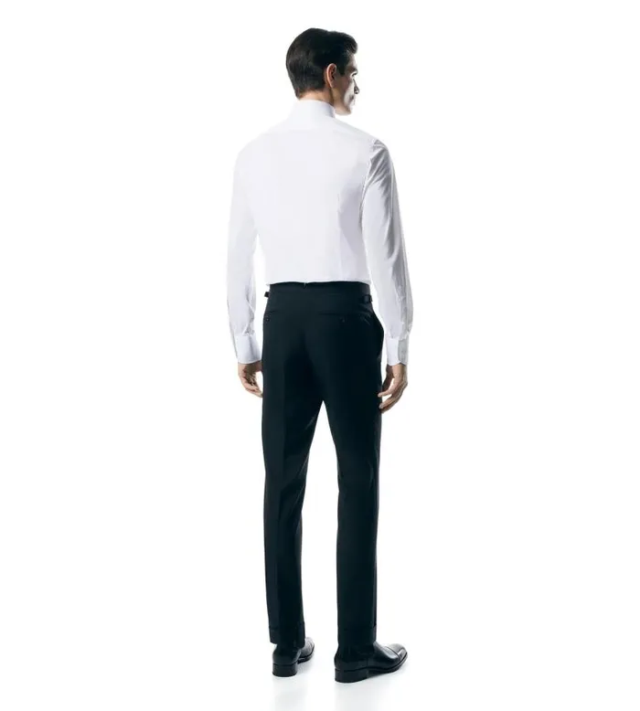 Men Shirts Tom Ford Poplin Slim Fit Shirt Optical White Men Shirts Tom Ford Poplin Slim Fit Shirt Optical White