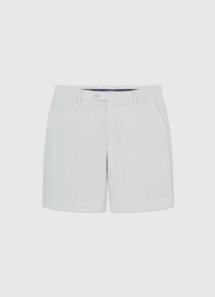 Men Shorts Hackett London Sanderson Piqu Cotton Bermuda Shorts Cement