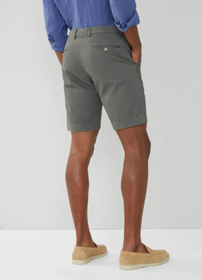 Men Shorts Hackett London Slim Fit Kensington Shorts Khaki